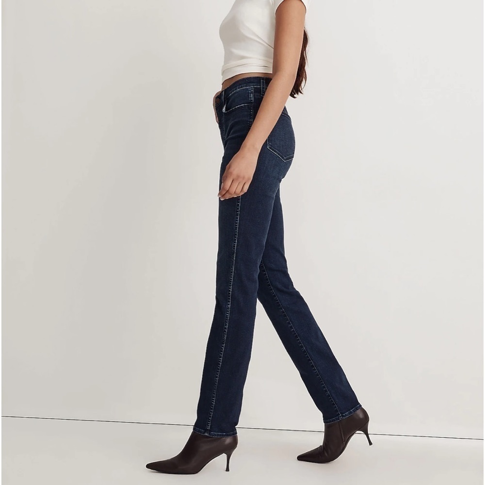 Madewell Stovepipe High Rise Jeans Larchley Wash Size 26 - Picture 3 of 14